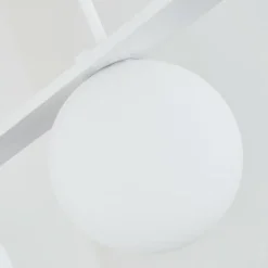 Suspension Beland Blanc, 4 lumières