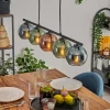 Suspension Belp Noir, 5 lumières