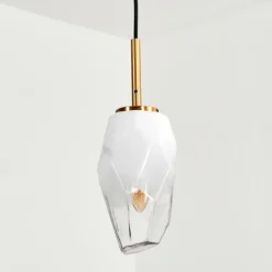 Suspension Bocayuva Laiton, 1 lumière
