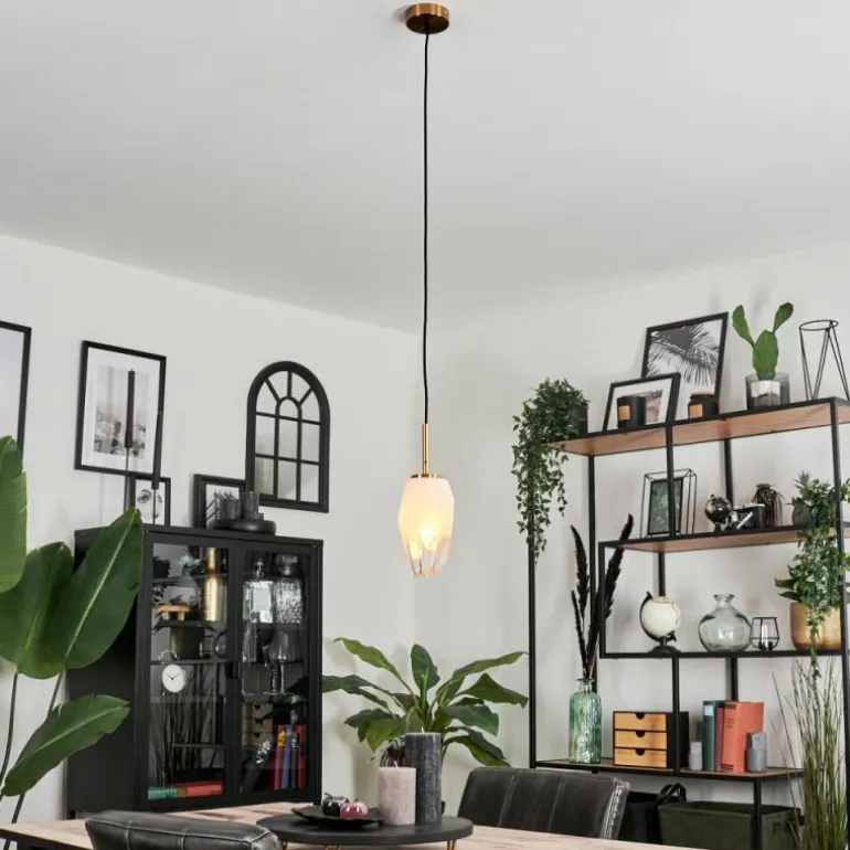 Suspension Bocayuva Laiton, 1 lumière