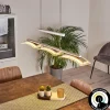 Suspension Bolonda LED Nickel mat, 3 lumières