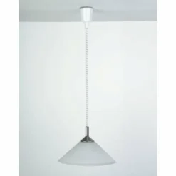 Suspension Brilliant Ariana Blanc, 1 lumière