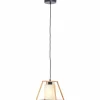 Suspension Brilliant Giseh Noir, 1 lumière