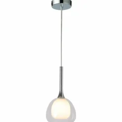 Suspension Brilliant Hadan Chrome, 1 lumière