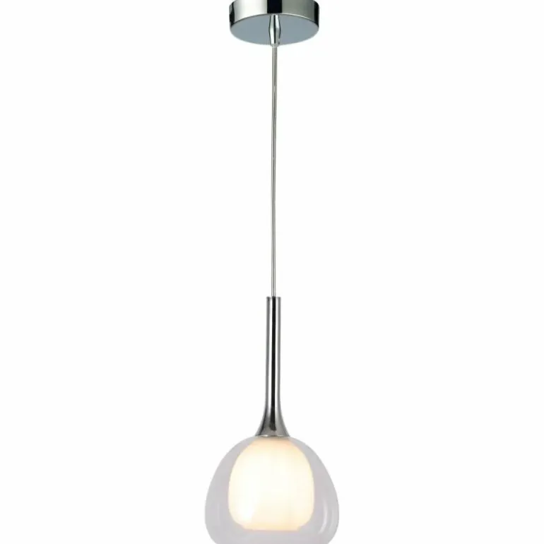 Suspension Brilliant Hadan Chrome, 1 lumière