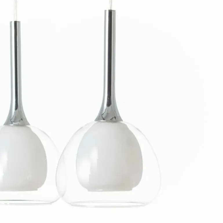 Suspension Brilliant Hadan Chrome, 3 lumières
