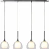 Suspension Brilliant Hadan Chrome, 4 lumières