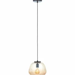 Suspension Brilliant Kaizen Noir, 1 lumière