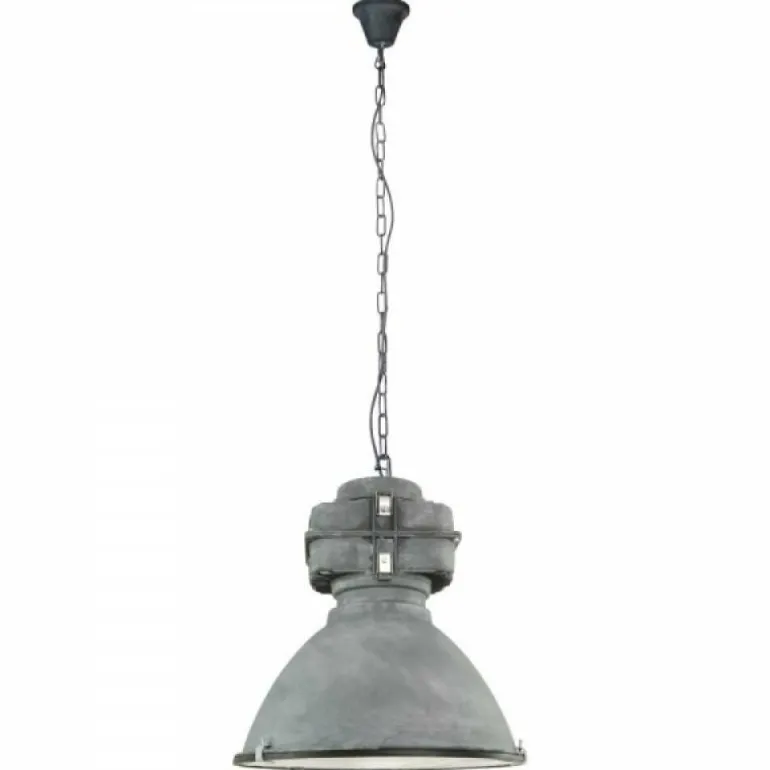 Suspension Brilliant Leuchten Anouk Gris, 1 lumière