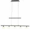 Suspension Brilliant Leuchten Tonja LED Chrome, 5 lumières