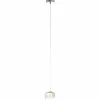 Suspension Brilliant Rafa LED Chrome, 1 lumière