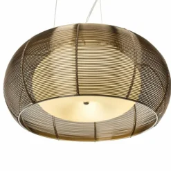 Suspension Brilliant Relax Bronze, Chrome, 2 lumières