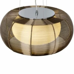 Suspension Brilliant Relax Bronze, Chrome, 2 lumières