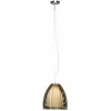 Suspension Brilliant Relax Bronze, Chrome, 1 lumière