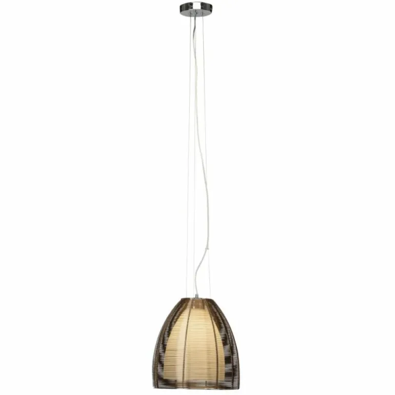 Suspension Brilliant Relax Bronze, Chrome, 1 lumière