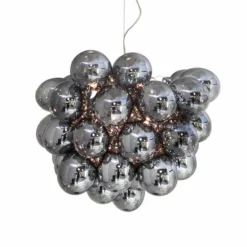 Suspension By Rydens Gross Gris, 8 lumières