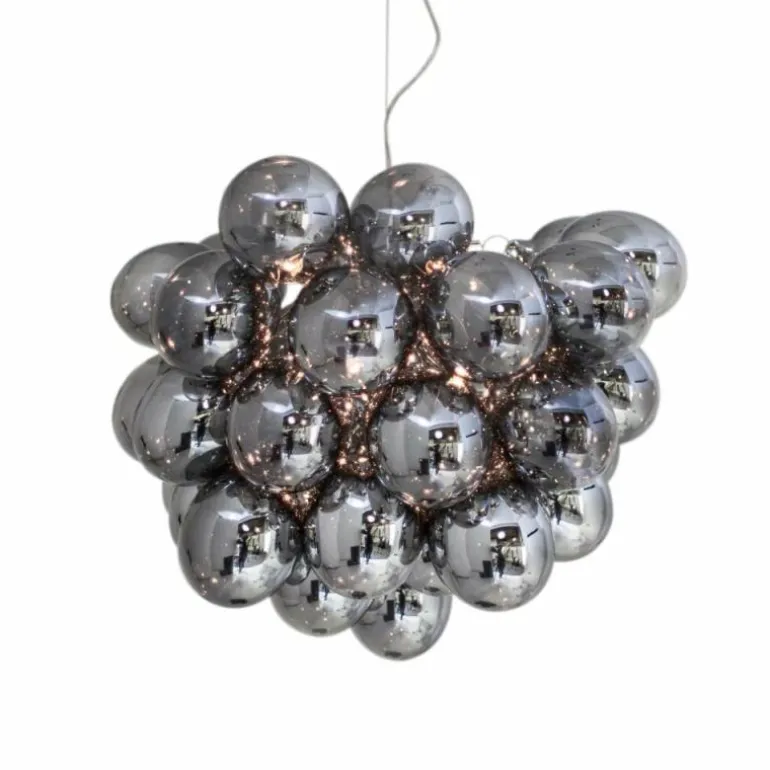 Suspension By Rydens Gross Gris, 8 lumières