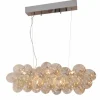 Suspension By Rydens Gross Ambre, 8 lumières