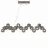 Suspension By Rydens Splendor Chrome, Gris, 25 lumières