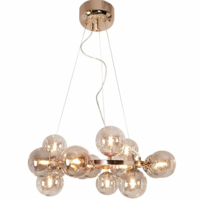 Suspension By Rydens Splendor Ambre, Or, 15 lumières