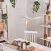 Suspension Cacor Blanc, 1 lumière