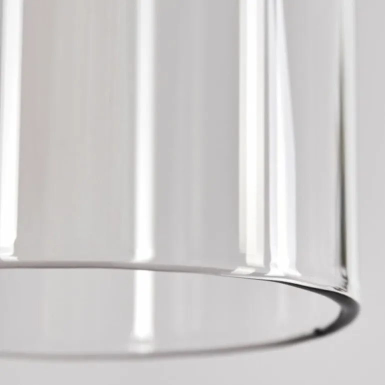 Suspension Caimitte Clair, Fumé, 3 lumières