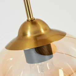 Suspension Calapa Laiton, 3 lumières