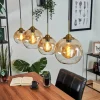 Suspension Calapa Laiton, 4 lumières
