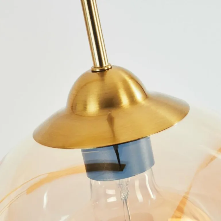 Suspension Calapa Laiton, 8 lumières