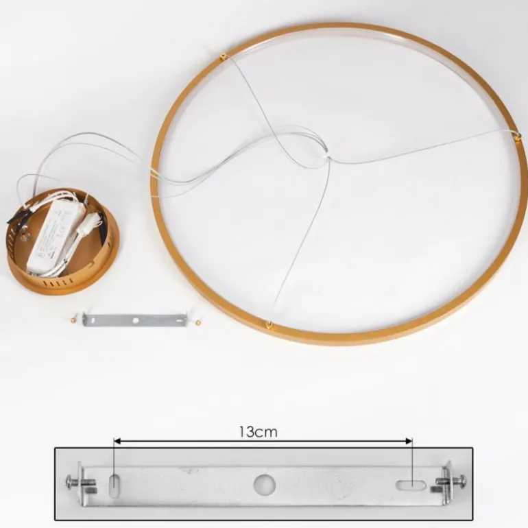 Suspension Calcium LED Laiton, 1 lumière