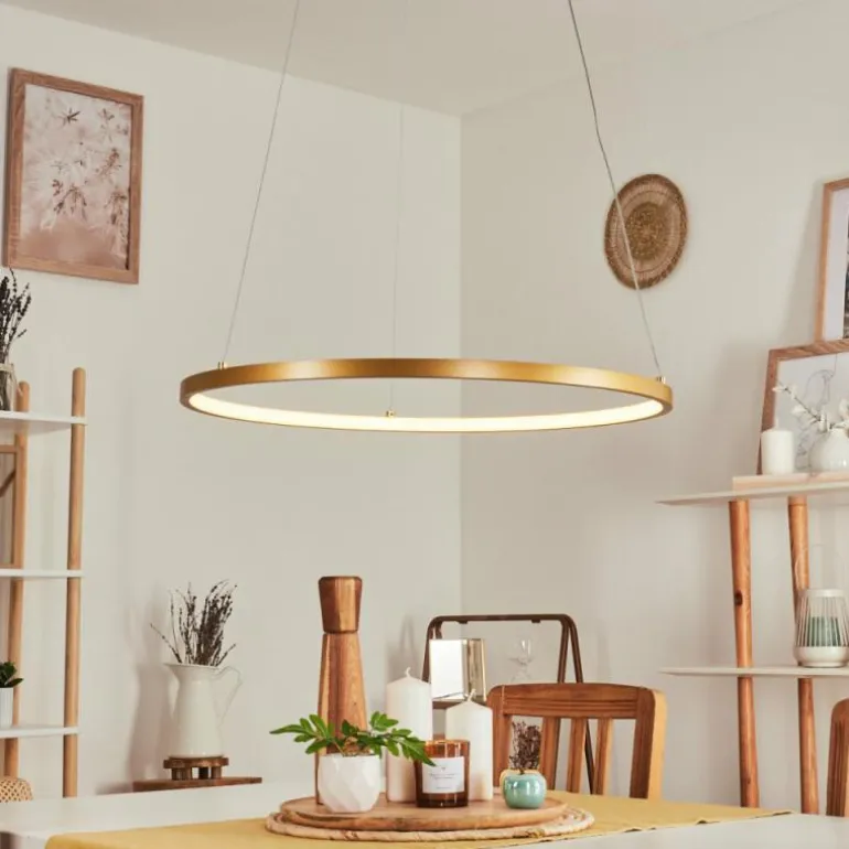 Suspension Calcium LED Laiton, 1 lumière