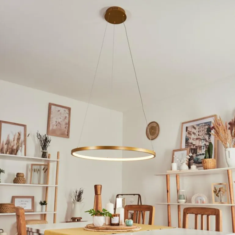 Suspension Calcium LED Laiton, 1 lumière