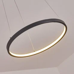 Suspension Calcium LED Noir, 1 lumière