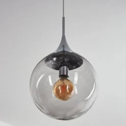 Suspension Calvisi Chrome, 1 lumière