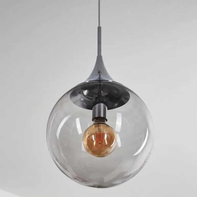 Suspension Calvisi Chrome, 1 lumière