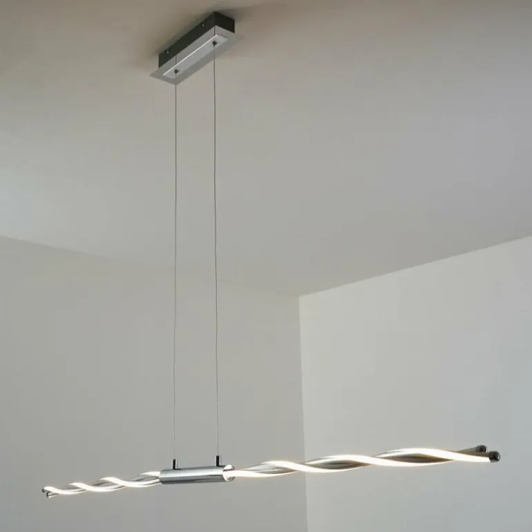 Suspension CARMACKS LED Chrome, 4 lumières