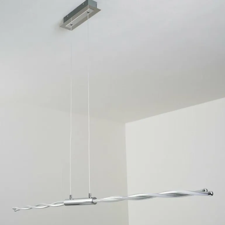 Suspension CARMACKS LED Chrome, 4 lumières