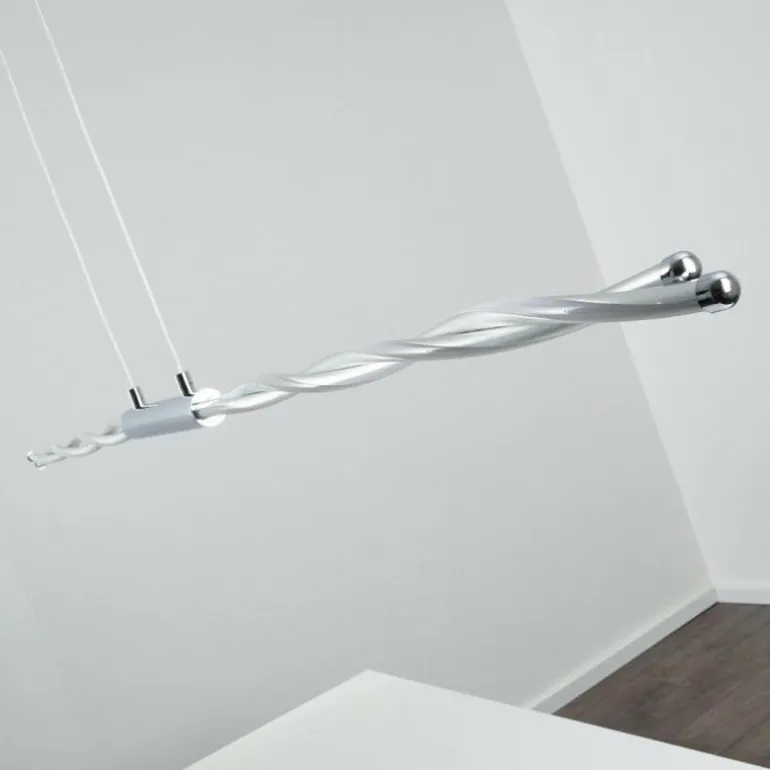 Suspension CARMACKS LED Chrome, 4 lumières
