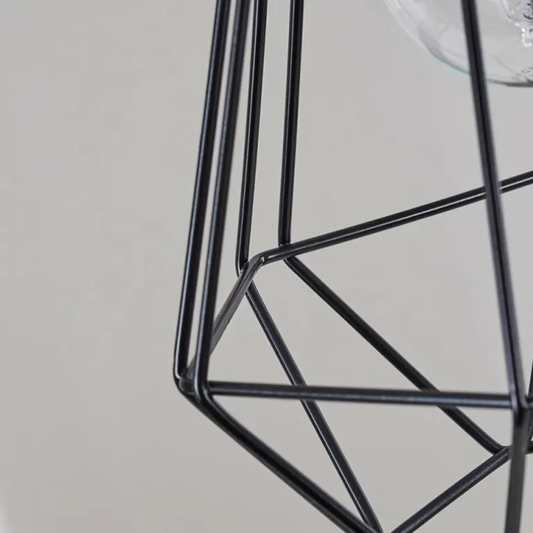 Suspension Cenova Noir, 1 lumière