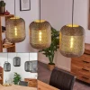 Suspension Chidu Gris, 3 lumières