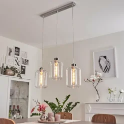 Suspension Chiedent Chrome, 3 lumières