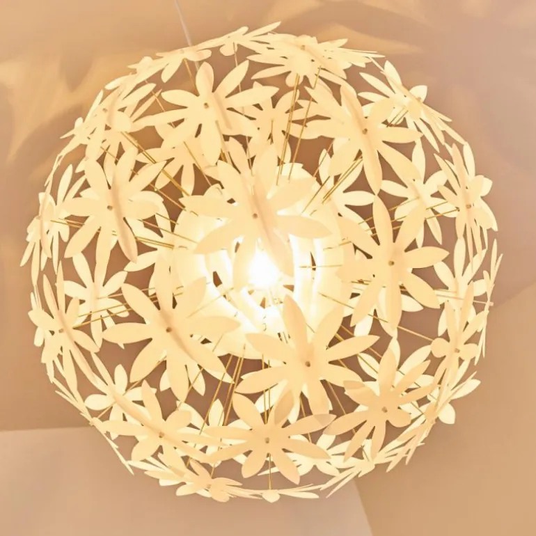 Suspension Chimore Blanc, 1 lumière