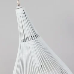 Suspension Chipoc Blanc, 3 lumières
