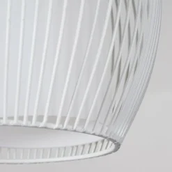 Suspension Chipoc Blanc, 3 lumières