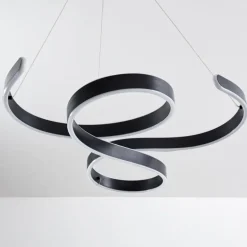 Suspension Chippewa LED Noir, 1 lumière