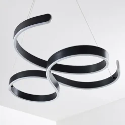 Suspension Chippewa LED Noir, 1 lumière