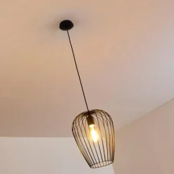 Suspension Chiuta Noir, 1 lumière