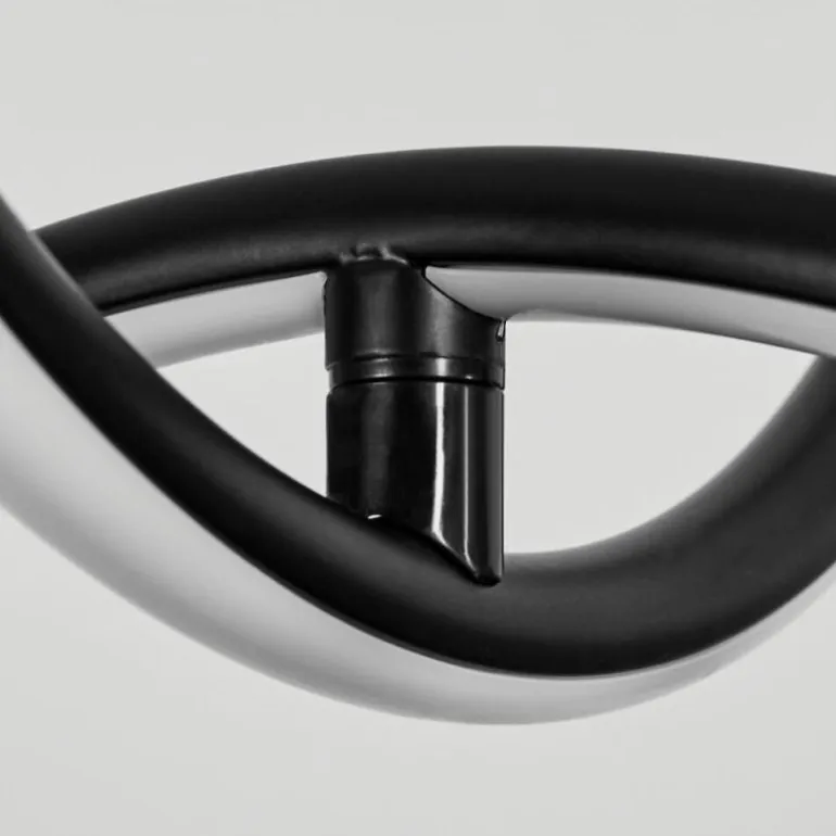 Suspension Chlak LED Noir, 3 lumières, Télécommandes