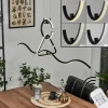 Suspension Chlak LED Noir, 3 lumières, Télécommandes