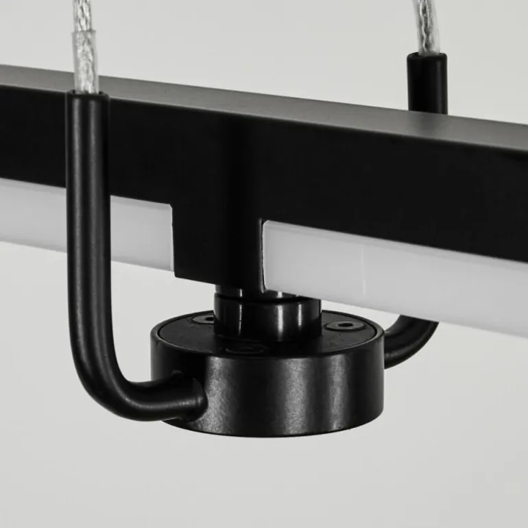 Suspension Chlak LED Noir, 2 lumières, Télécommandes